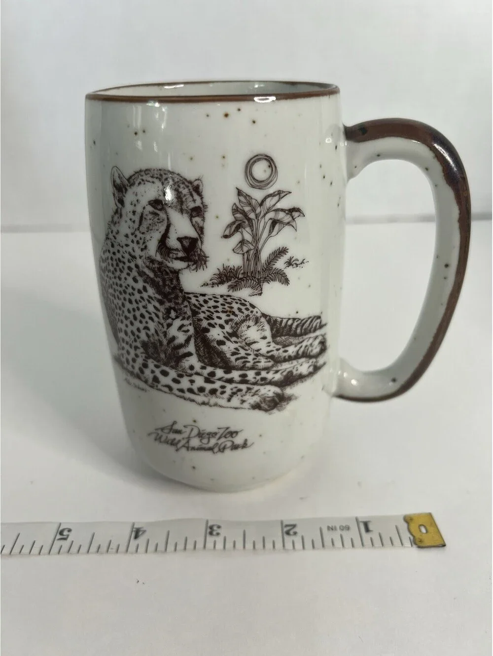 Otagiri GrandMugs San Diego Zoo Wild Animal Park Leopard Steins